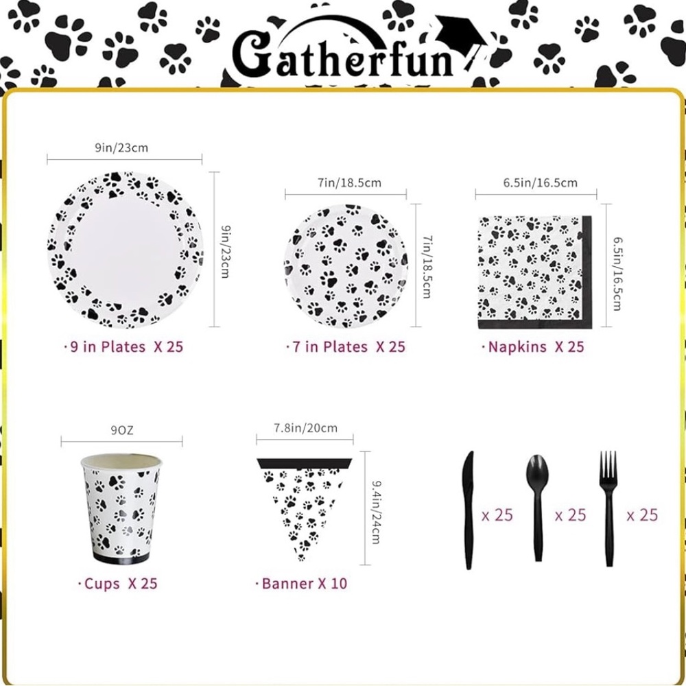 Pet Paw Party Set - Picture 7 of 10